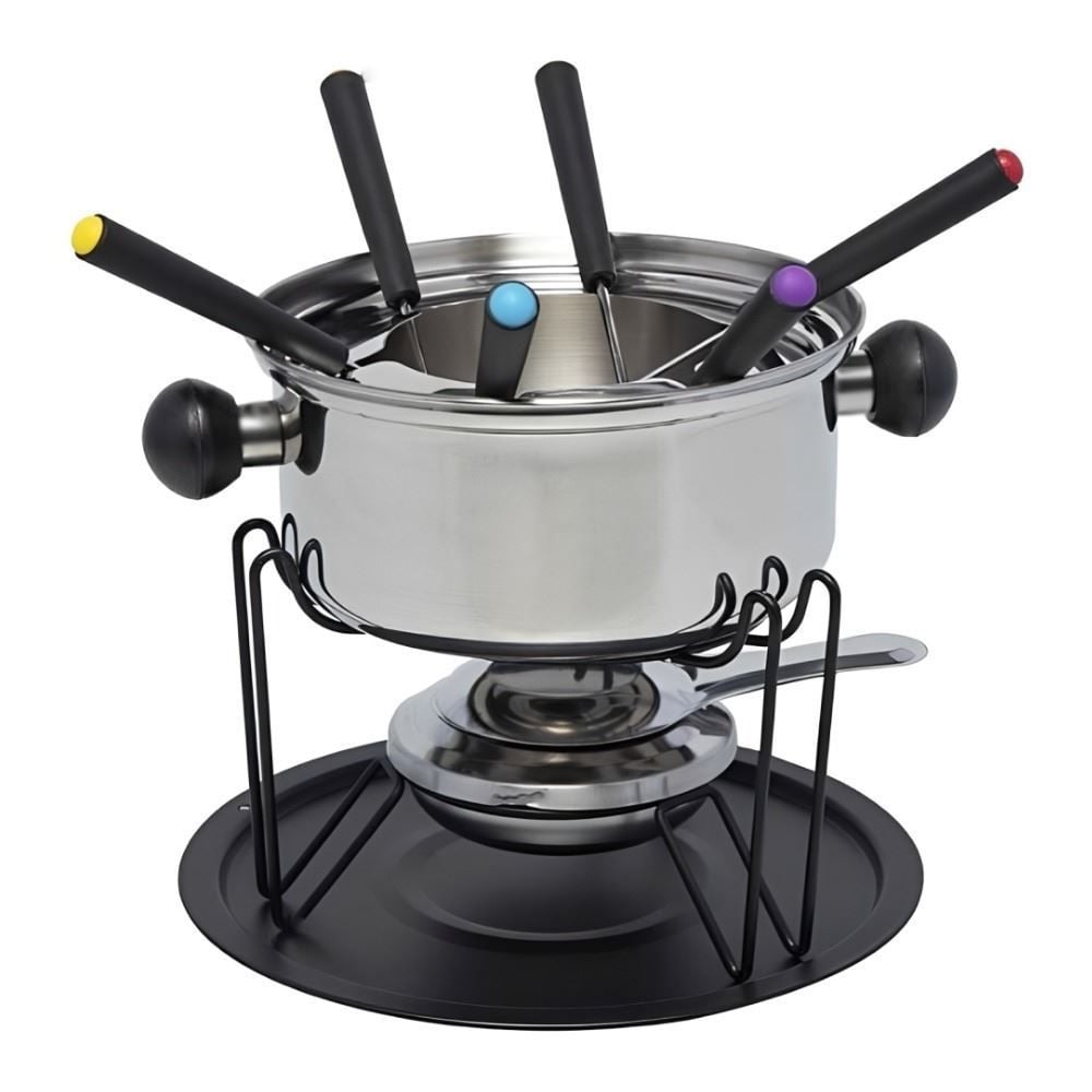 Jogo de Fondue Inox Casita - 11 Peças