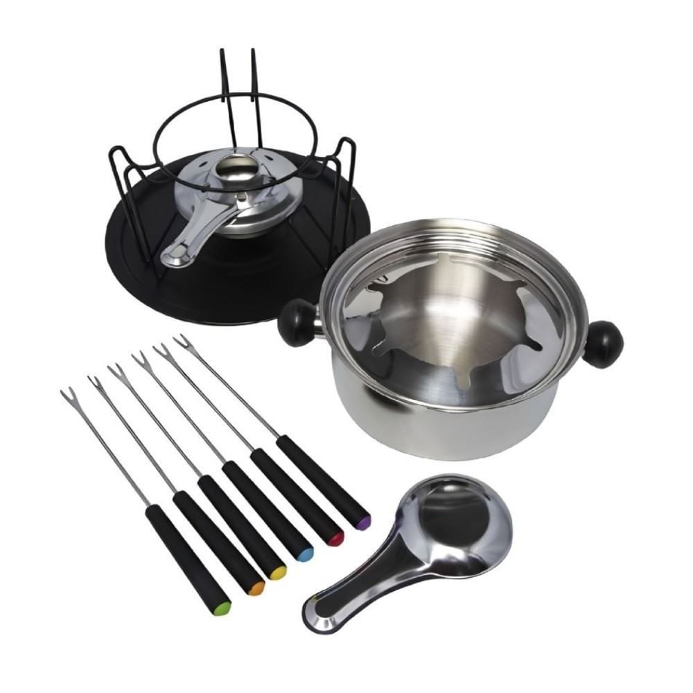 Jogo de Fondue Inox Casita - 11 Peças