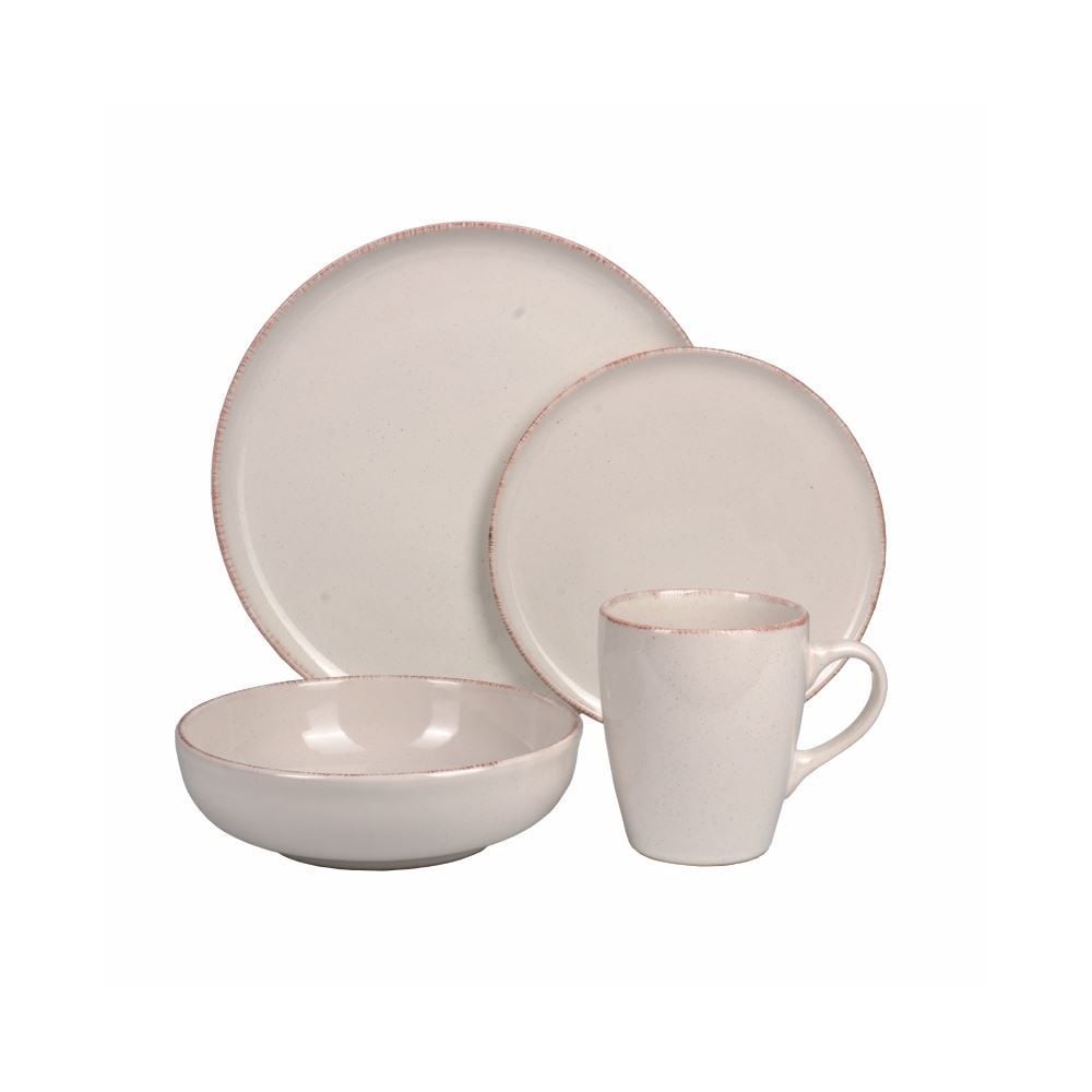 Jogo De Jantar Naturalle Havan Casa 16 Peças - Off White