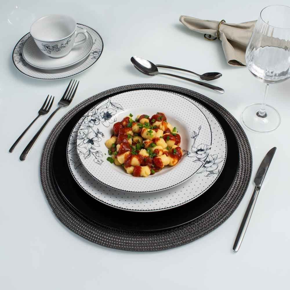 Jogo De Jantar Porcelana Jasmine Havan Casa 20 Pçs - Estampado