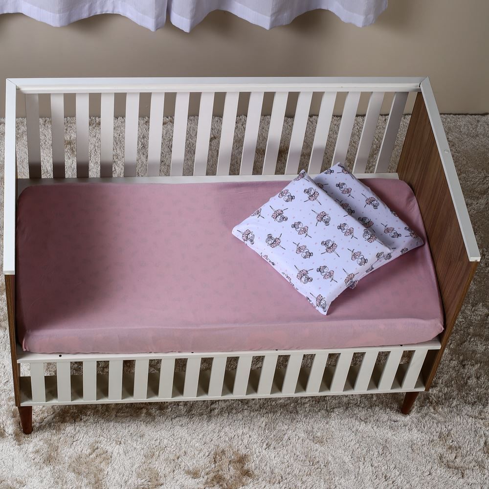 Jogo De Cama Bebê 100% Algodão Havan Baby 3 Pçs - Bailarina