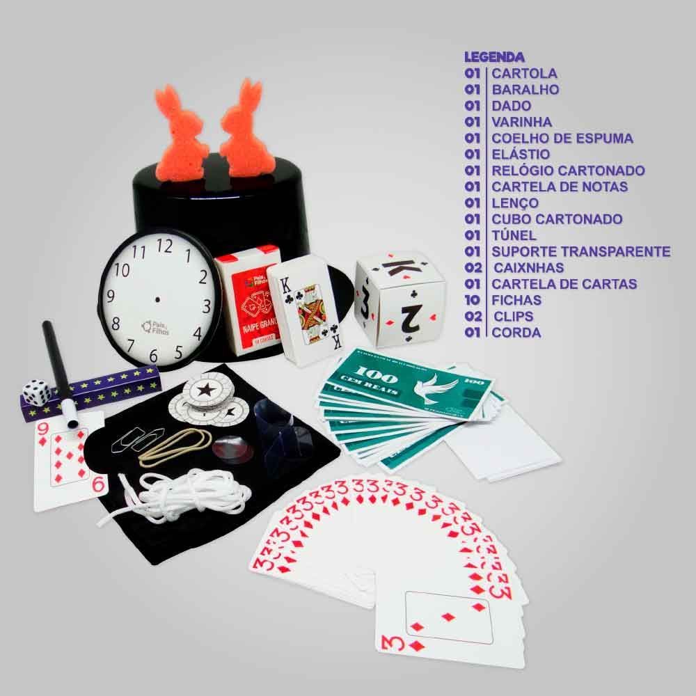 Jogo De Mágicas Com Cartola Pais & Filhos Gala - 7282