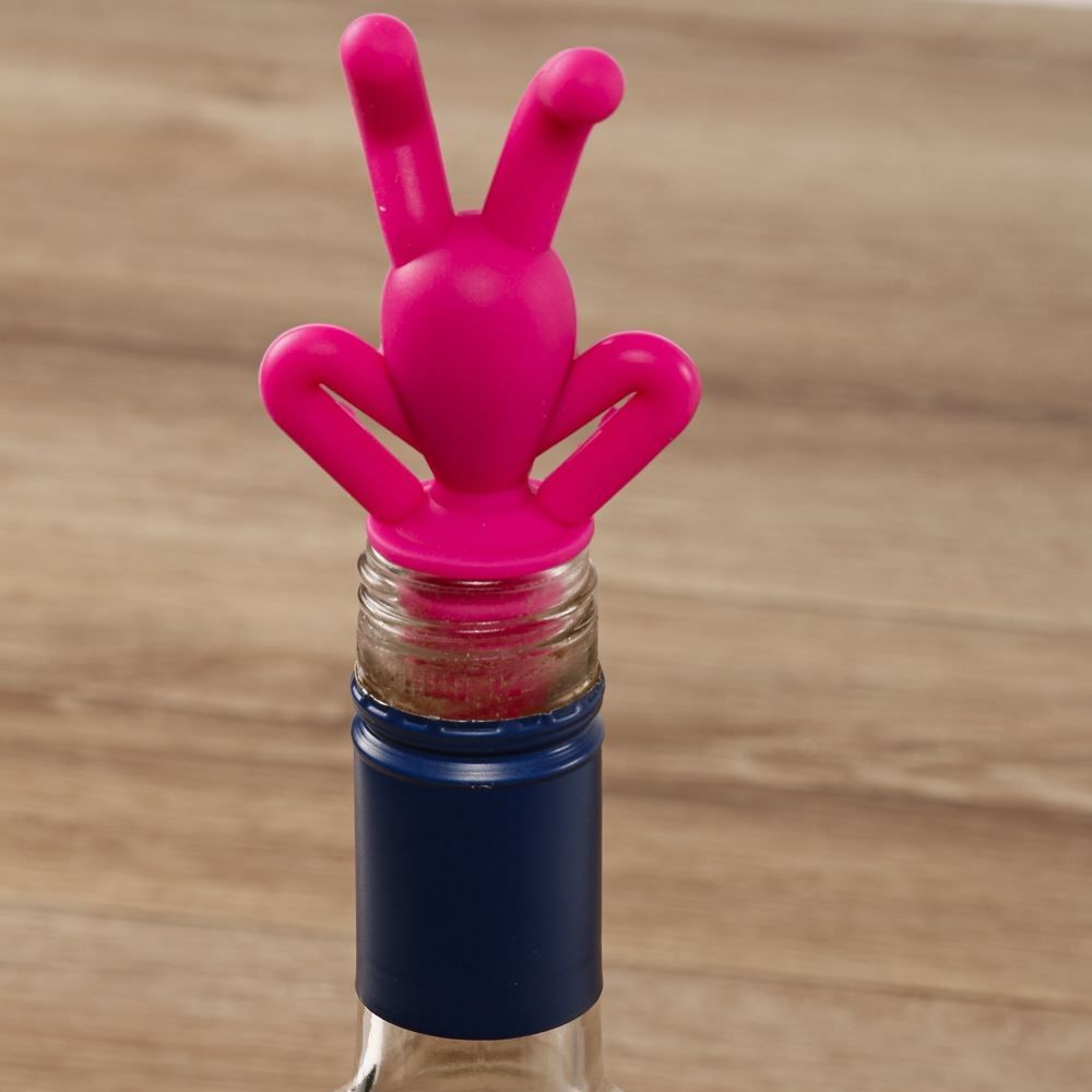 Jogo De Marcadores De Taças Com Rolha De Silicone Havan Casa 7 Pçs - Sortido