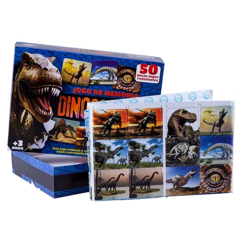 Jogo De Memória Dinossauros 50 Peças Toia - 12161
