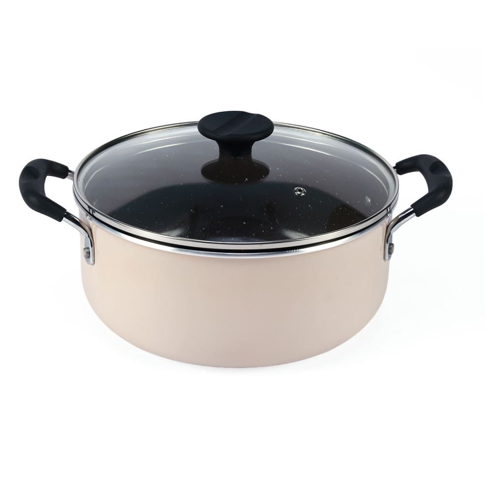 Jogo de Panelas Indução Tunis Tramontina 5 Peças - Rosa Trufado