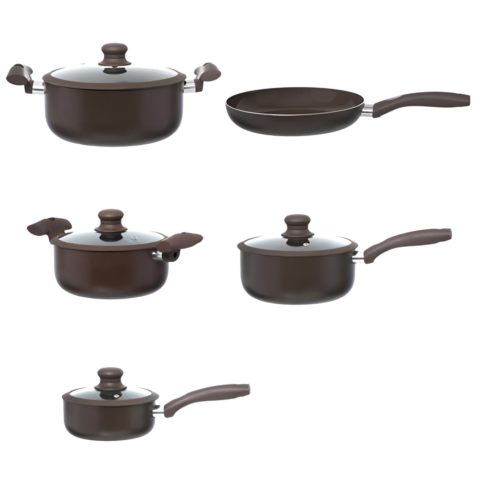 Jogo de Panelas a Indução Carmin Hauskraft - 5 Peças