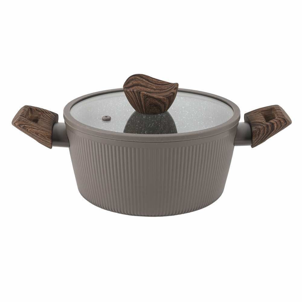 Jogo De Panelas Elegance Indução Havan Casa 5 Pçs - Chocolate