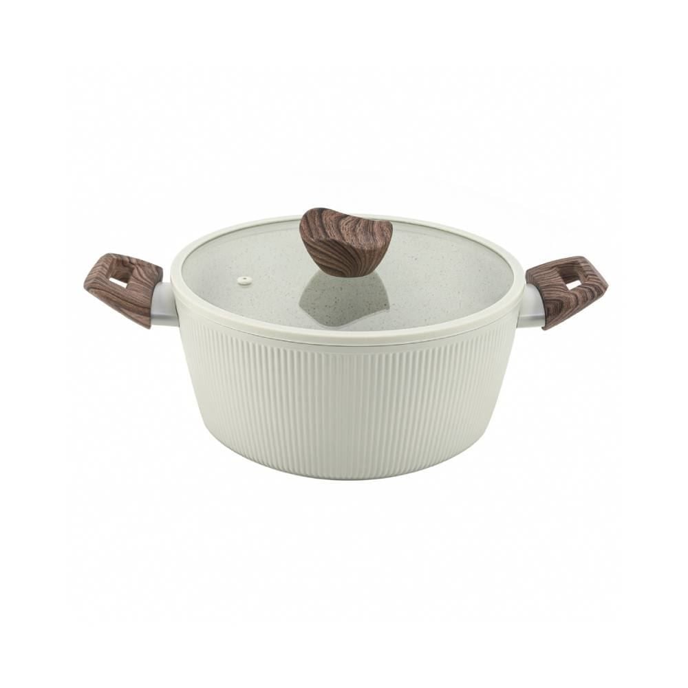 Jogo De Panelas Elegance Indução Havan Casa 5 Pçs - Baunilha 