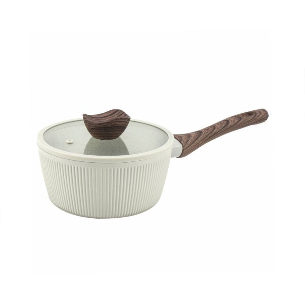 Jogo de Panelas Elegance Indução Havan Casa 5 Peças - Baunilha 