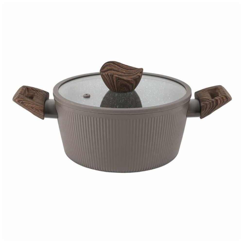 Jogo de Panelas Elegance Indução Havan Casa 5 Peças - Chocolate