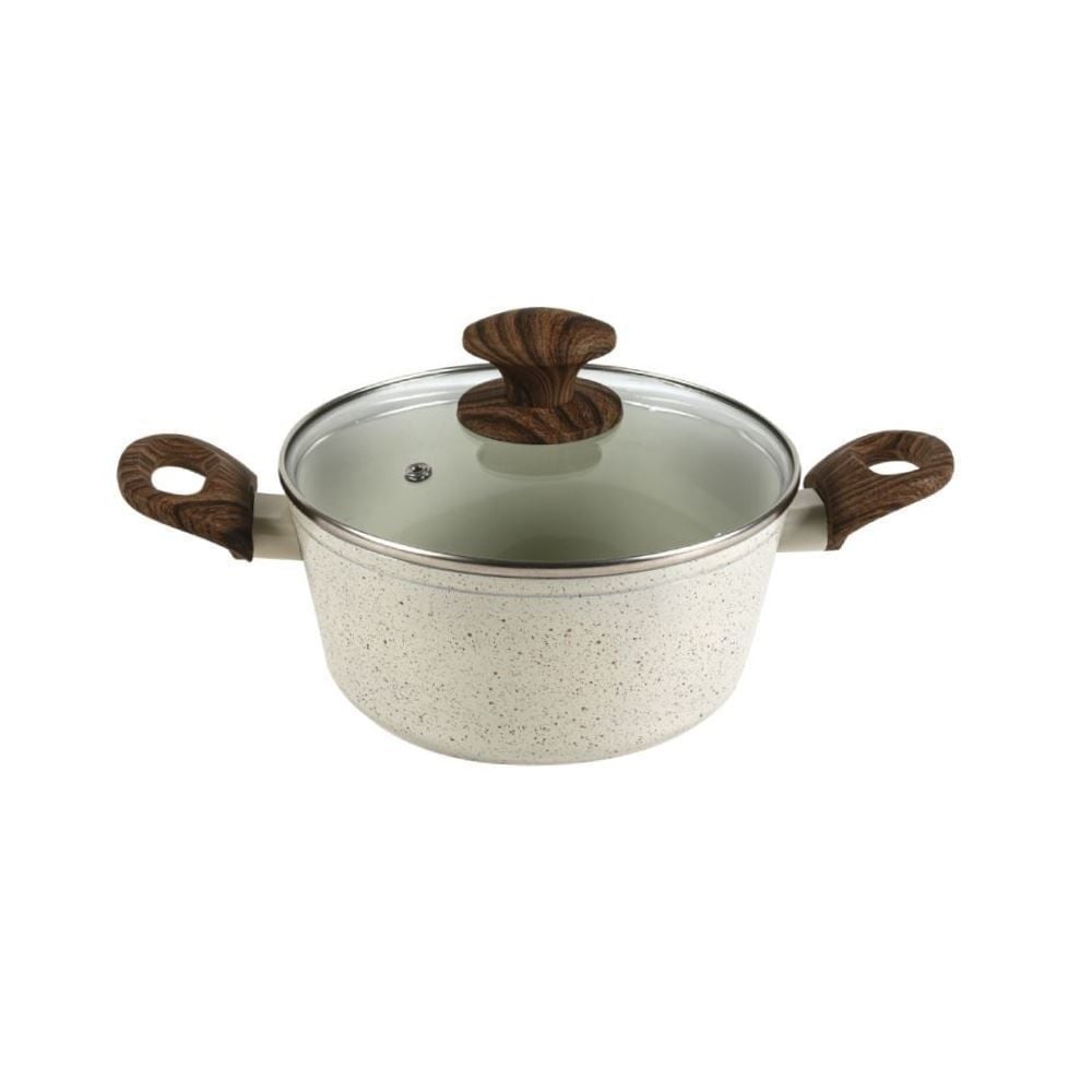 Jogo de Panelas Indução Montreal Havan Casa 5 Peças - Baunilha