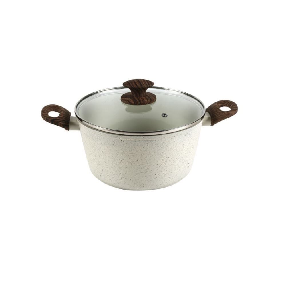 Jogo de Panelas Indução Montreal Havan Casa 5 Peças - Baunilha