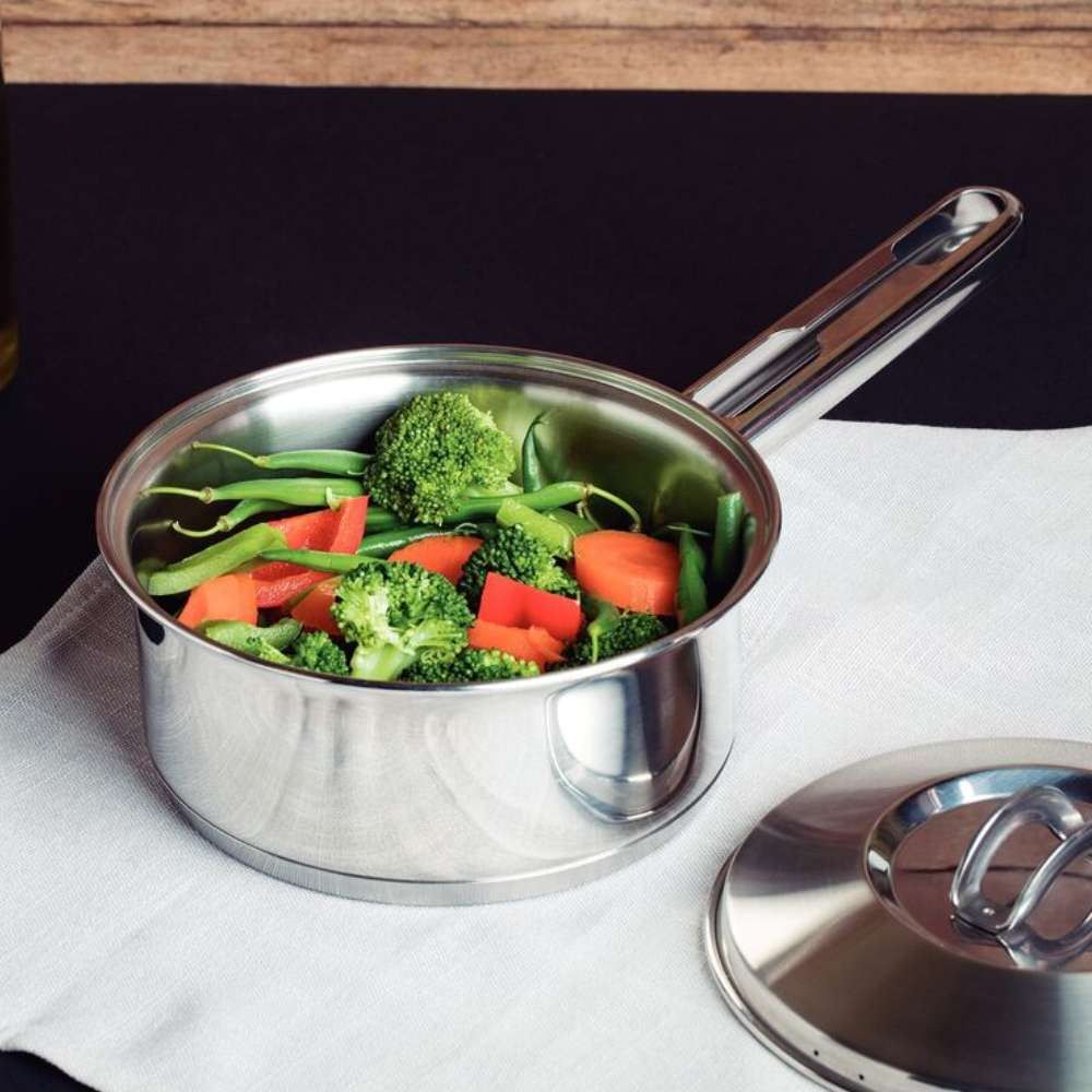 Jogo De Panelas Indução Tramontina Solar 5 Pçs - Aço Inox