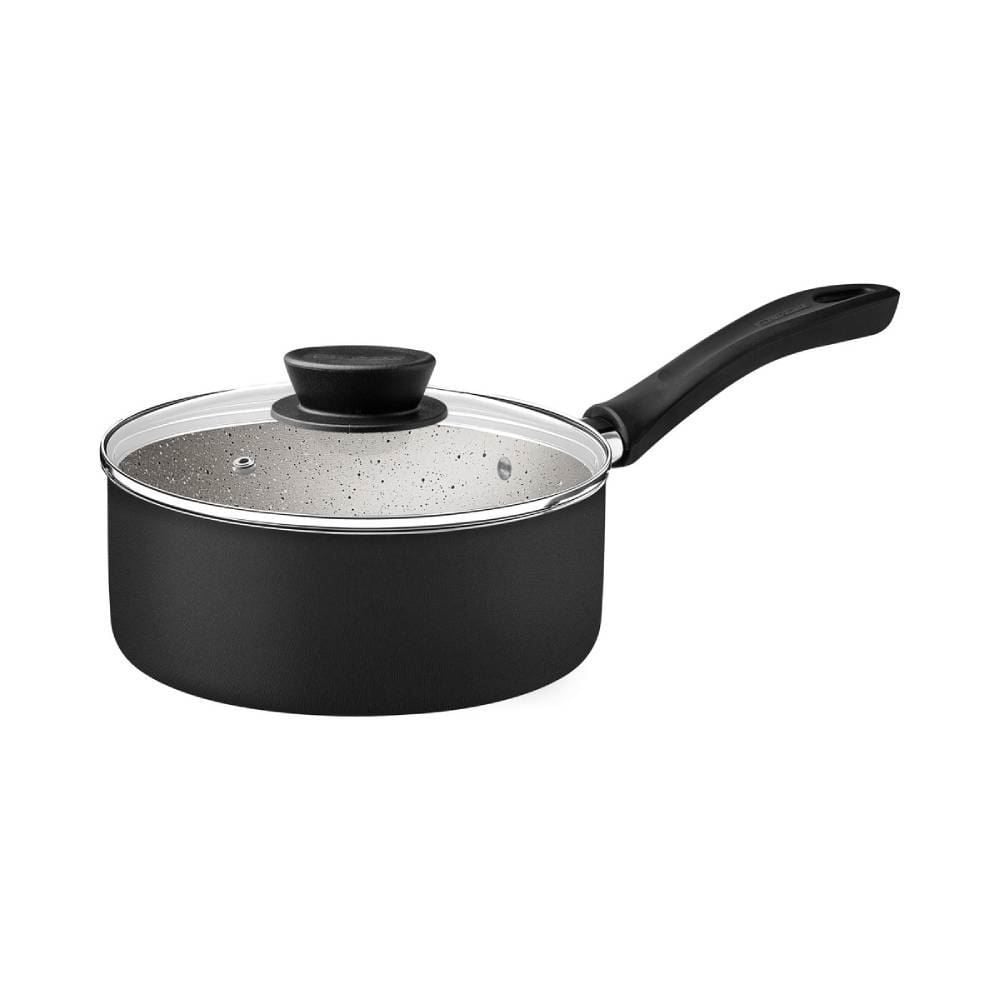 Jogo de Panelas Linz Tramontina 5 Peças - Preto 