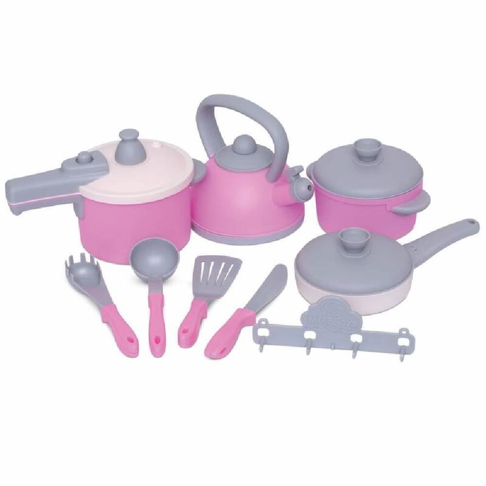 Jogo De Panelinhas Baby Gourmet Rosa Mercotoys - 466