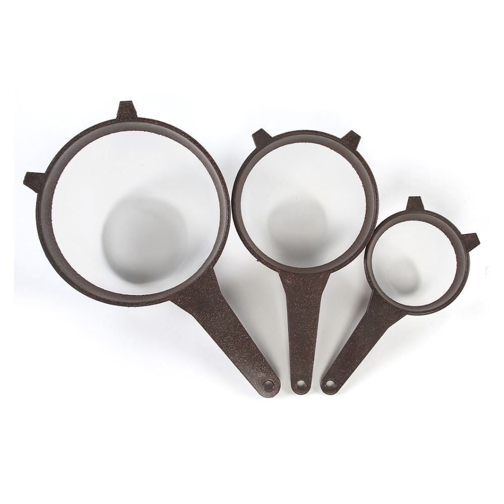 Jogo De Peneiras Imbuia Evo - 3 peças