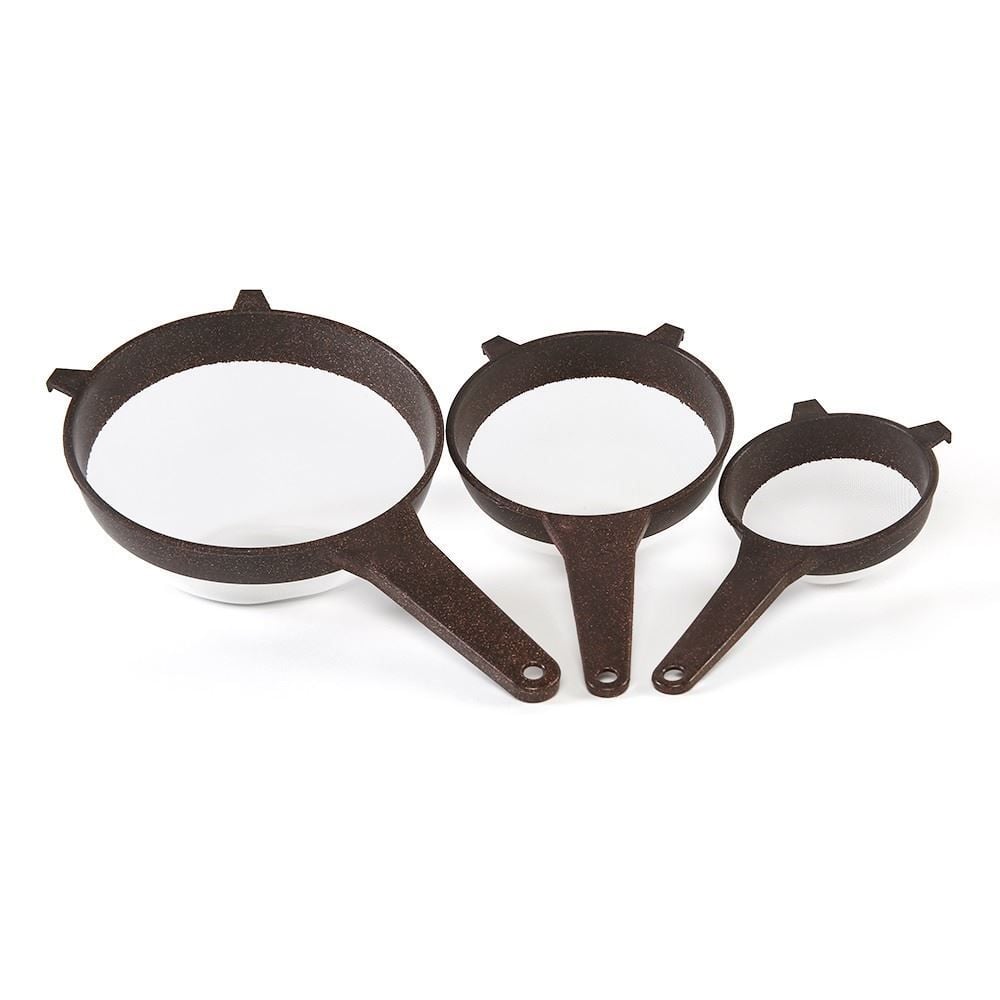 Jogo De Peneiras Imbuia Evo - 3 peças