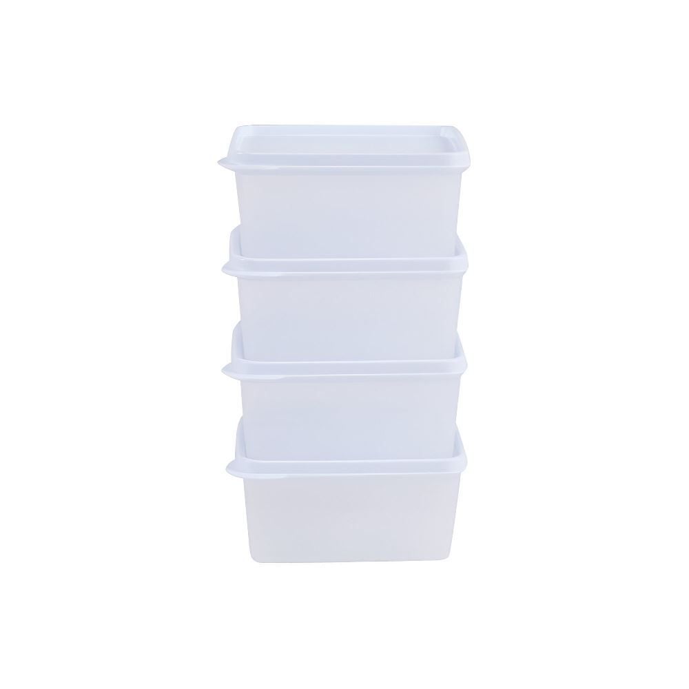 Jogo De Pote Herméticos Essencial Dup 500 Ml - 4 Peças