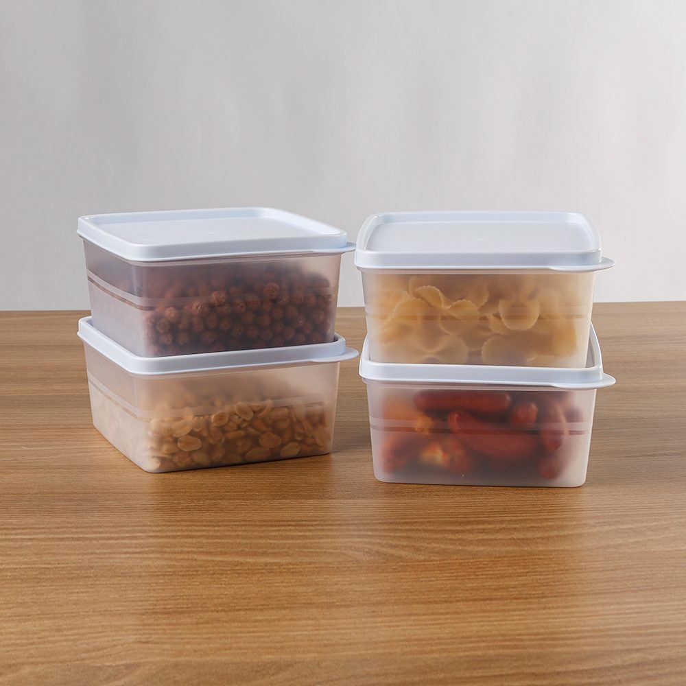 Jogo De Potes Herméticos Essencial Dup 1 Litro - 4 Peças