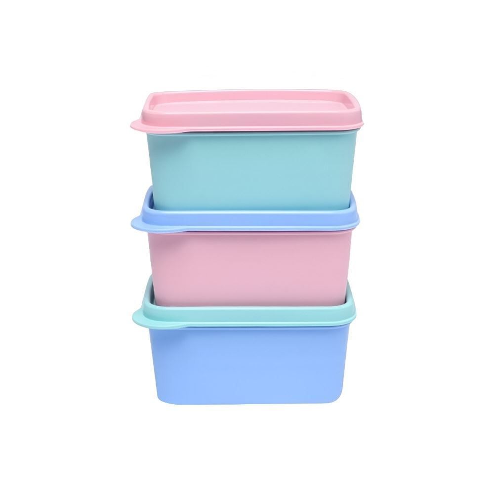 Jogo De Potes Herméticos Kids Dup 3 Peças 250 Ml - Colors