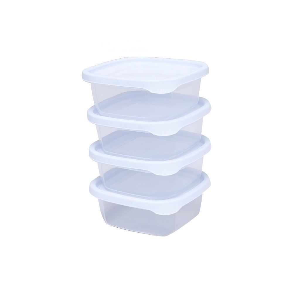 Jogo De Potes Mais Plasvale 250 Ml - 4 Peças