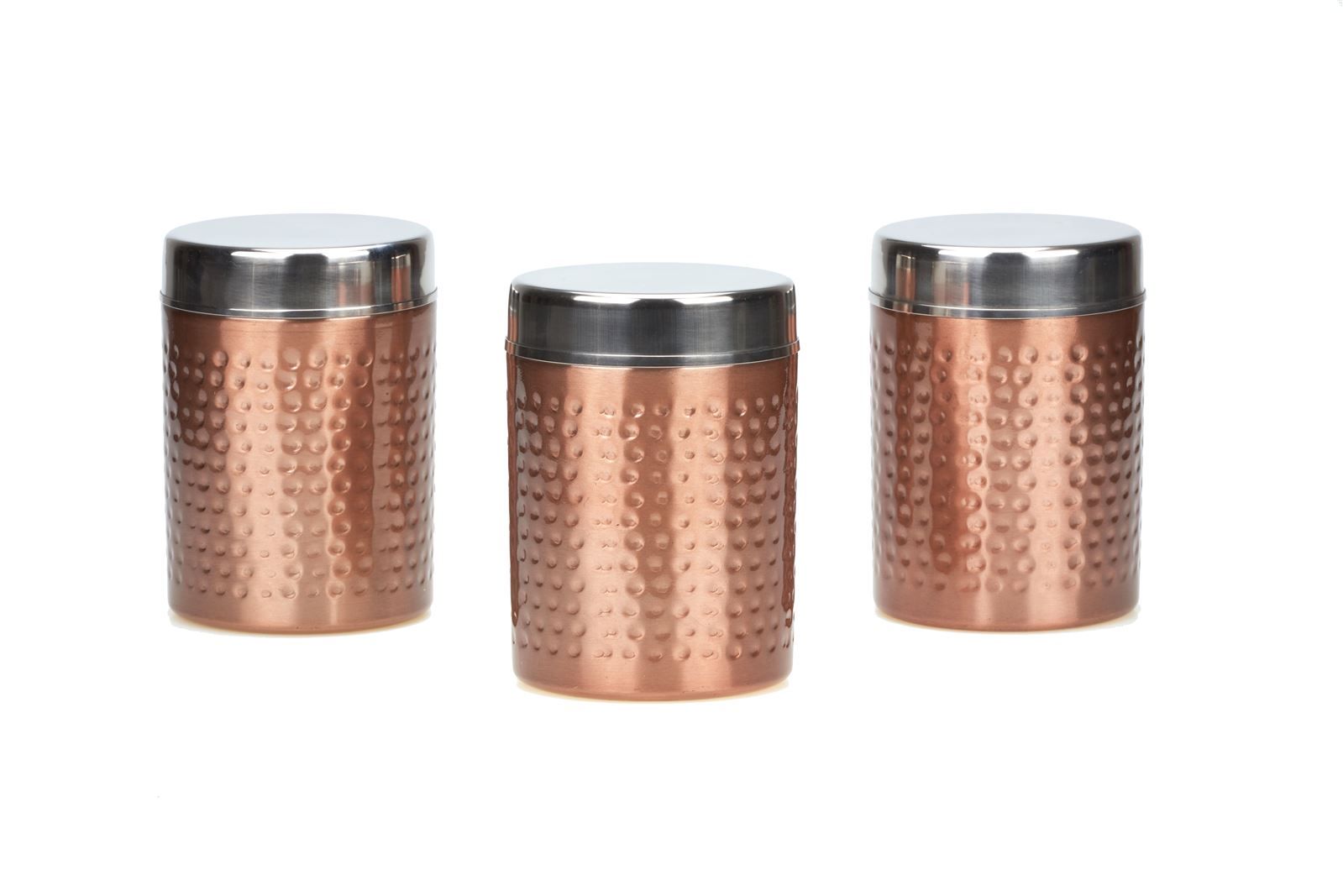 Jogo De Potes Martelado 10Cm - Finecasa - Aço 