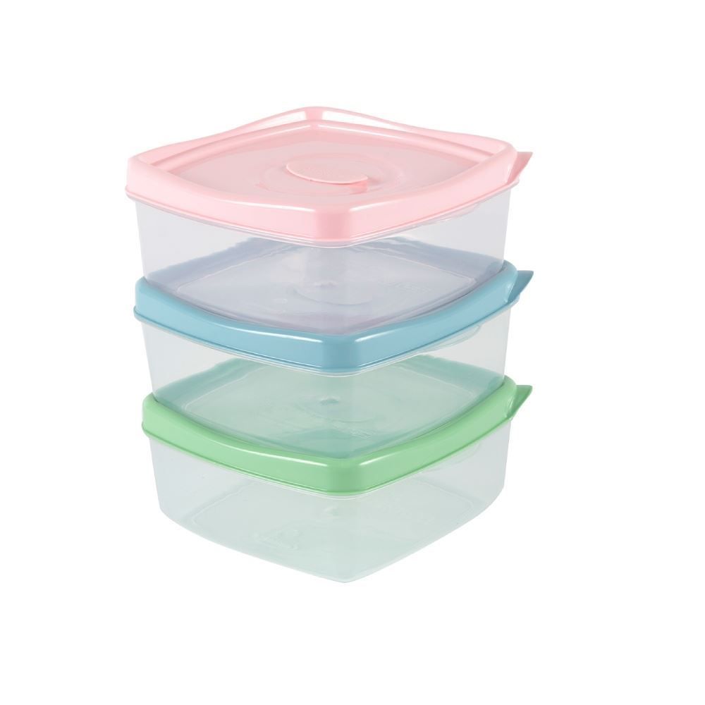 Jogo De Potes Wave Plasvale 1,3 Litros - Plástico