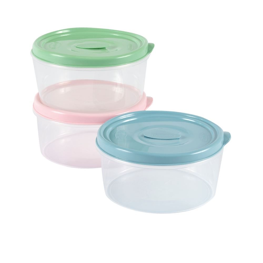 Jogo De Potes Wave Plasvale 2 Litros - 3 Peças 