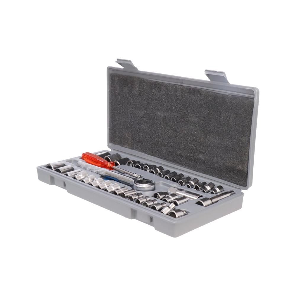 Jogo De Soquete Com 40 Peças Western W40 - Aço