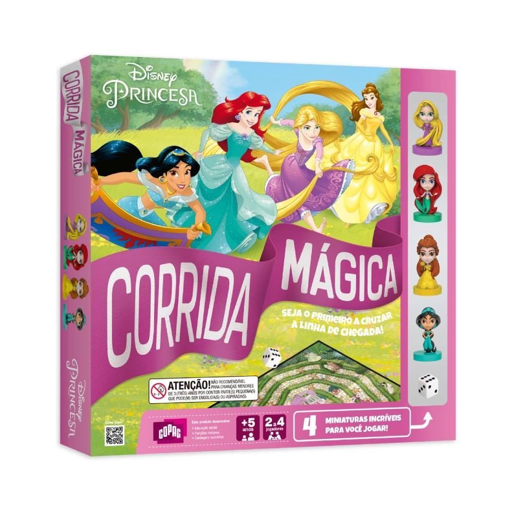 Jogo De Tabuleiro Corrida Mágica Copag Disney Princesas - 90811