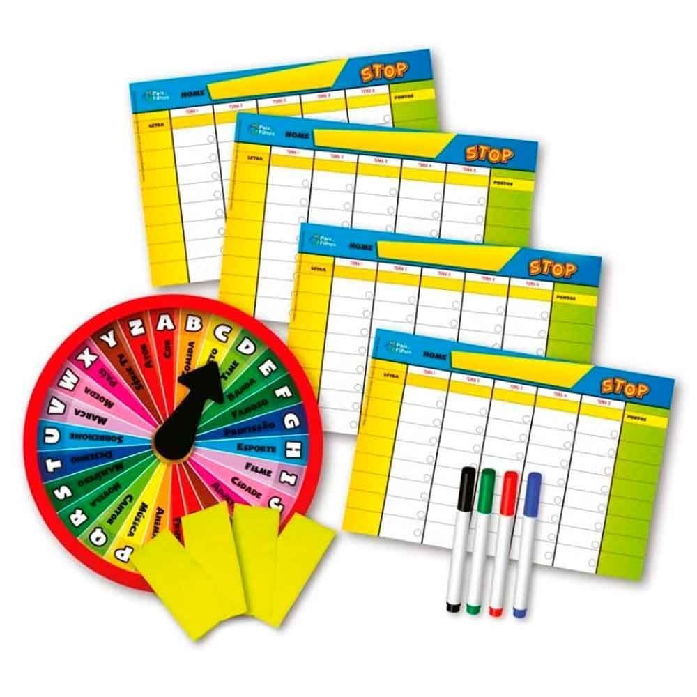 Jogo De Tabuleiro Stop Pais & Filhos Gala - 7172