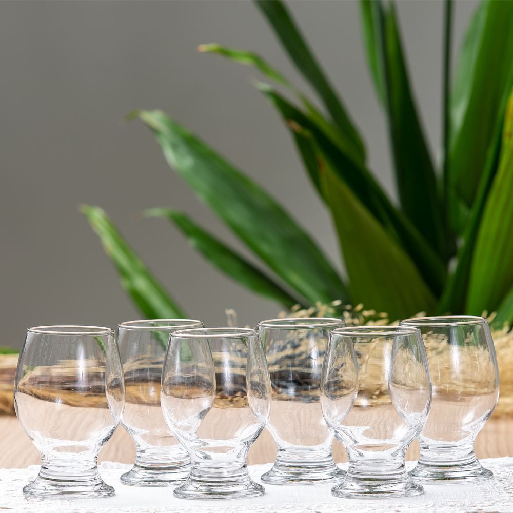 Jogo De Taça Para Água Nadir 250Ml Paulista 6 Peças - Transparente 