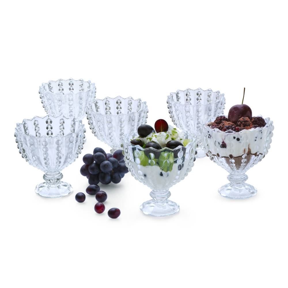 Jogo De Taças De Sobremesa Maldivas Havan Casa 6 Peças - Vidro