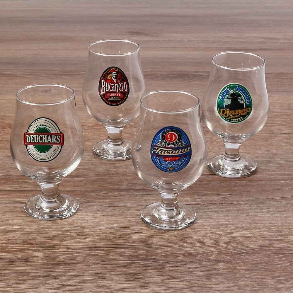 Jogo de Taças de Vidro Happy Hour Ruvolo 380Ml - Sortida