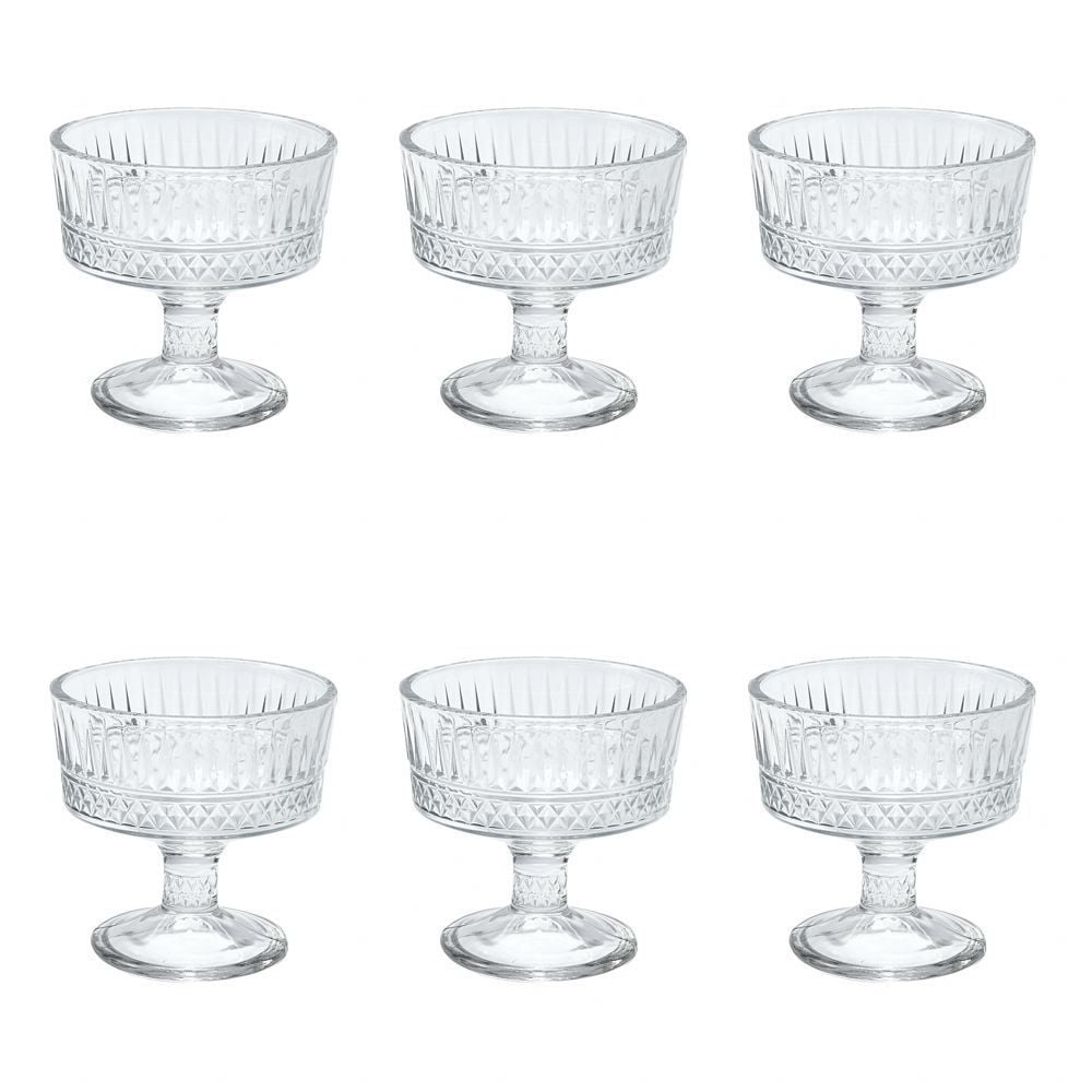 Jogo De Taças Sobremesa 230 Ml Havan Casa 6 Peças - Munique