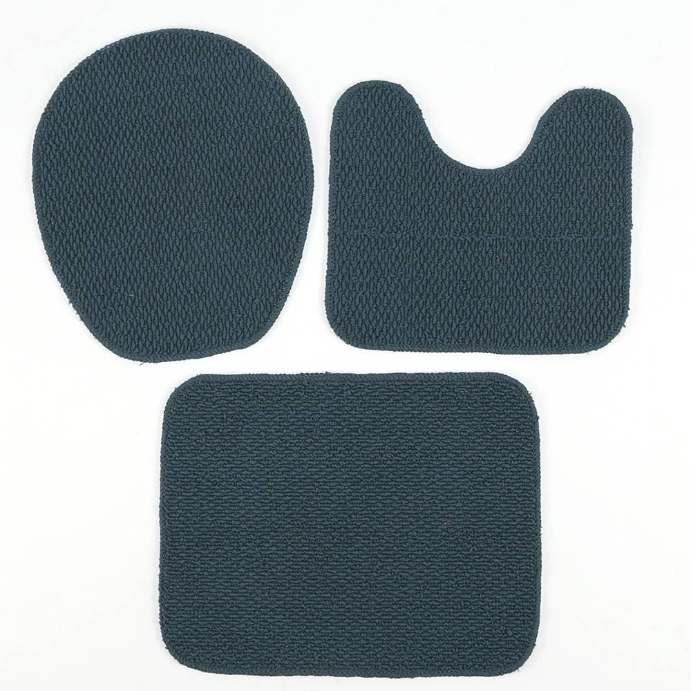 Jogo De Tapete Para Banheiro Onix 3 Peças Havan - Verde Musgo