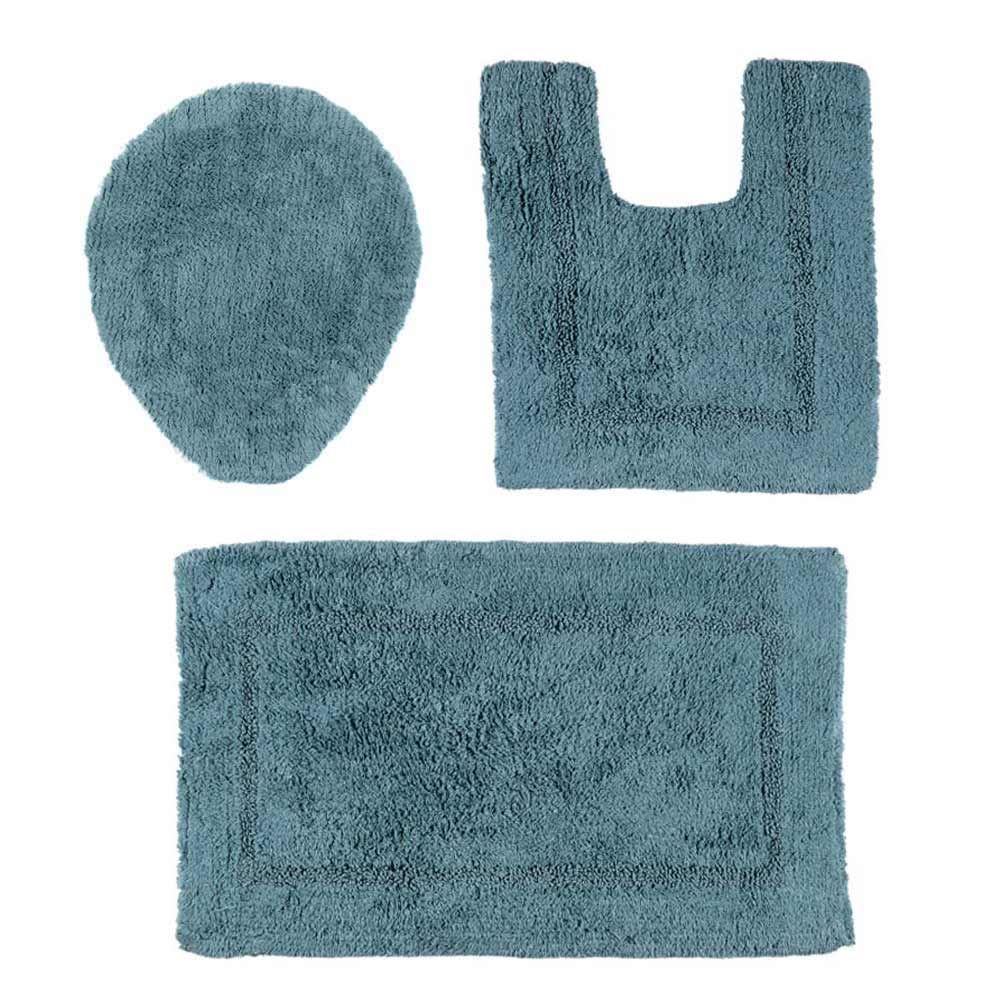 Jogo De Tapetes De Banheiro Arezo 3 Peças Havan - Verde Inglês