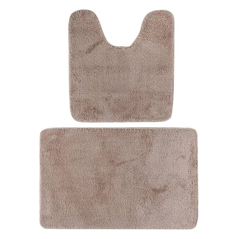 Jogo De Tapetes Para Banheiro Firenze 2 Peças Havan Casa - Bege