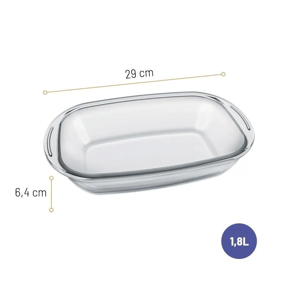 Jogo De Assadeiras Retangular Sempre Nadir - 2 Peças