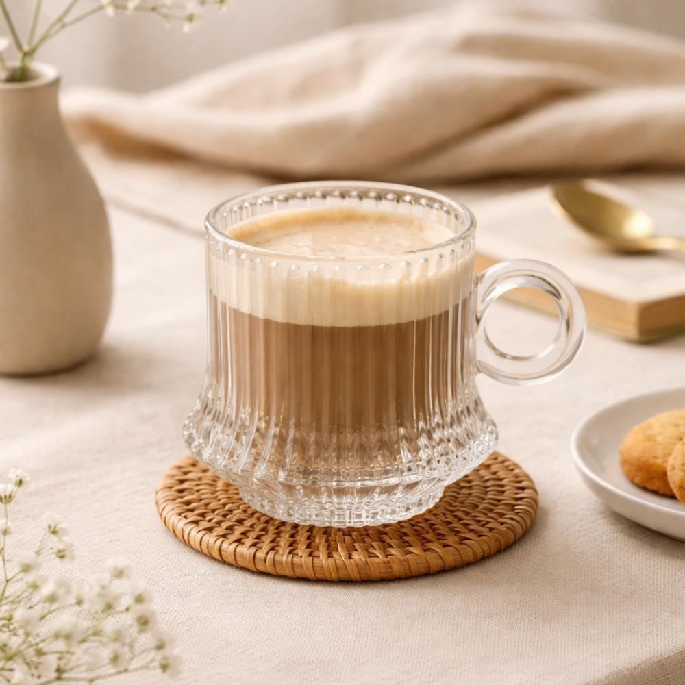 Jogo de Xícaras de Café Robusta Lines 85Ml Ingá Import - 6 peças