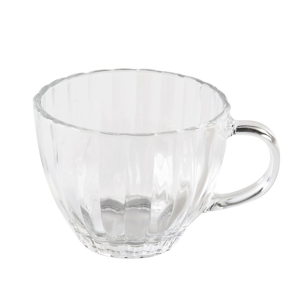 Jogo De Xícaras De Chá Vidro Alice Hauskraft 6 Peças - 220ml