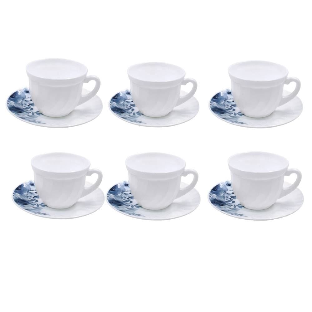 Jogo De Xícaras Opaline Capri Havan Casa - 12 Peças