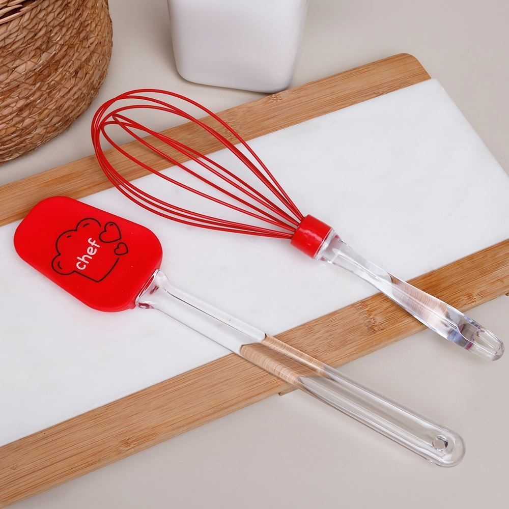 Jogo Espátula e Fouet de Silicone Havan Casa 2 Peças - Chef