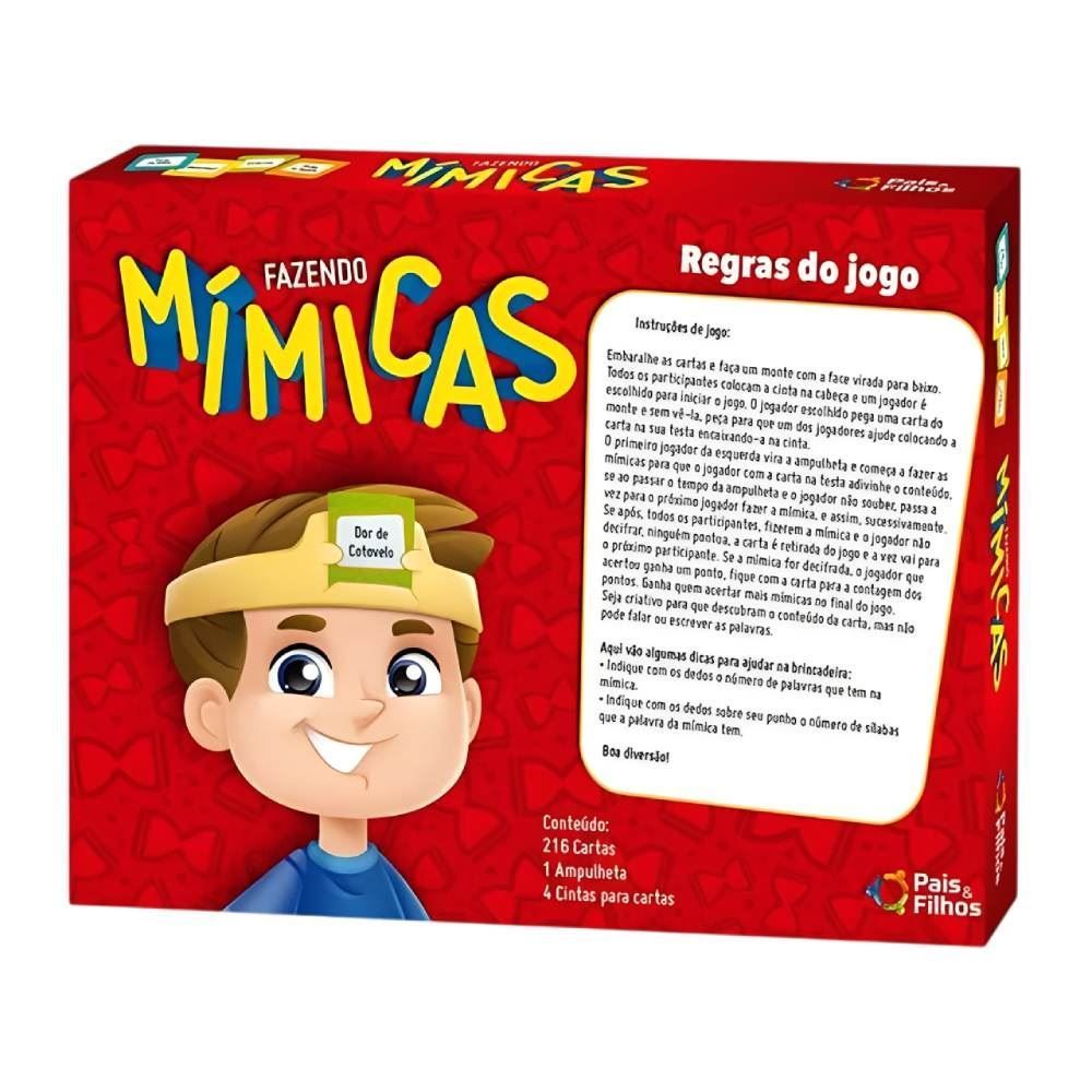 Jogo Fazendo Mimicas Pais & Filhos - 0987