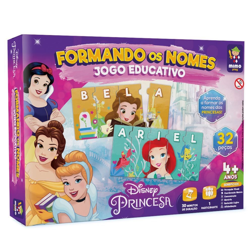 Jogo Formando Nome De Princesas Disney - 2025 