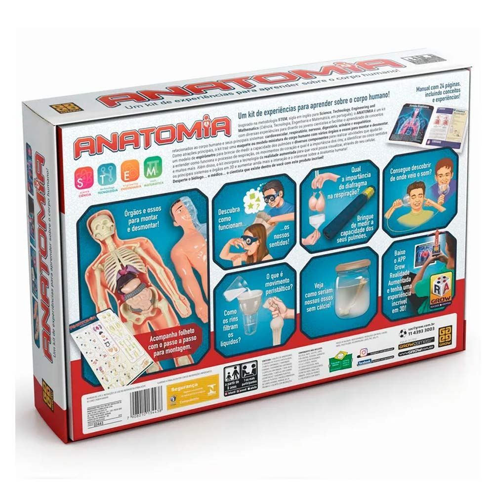 Jogo Grow Kit Anatomia - 03443