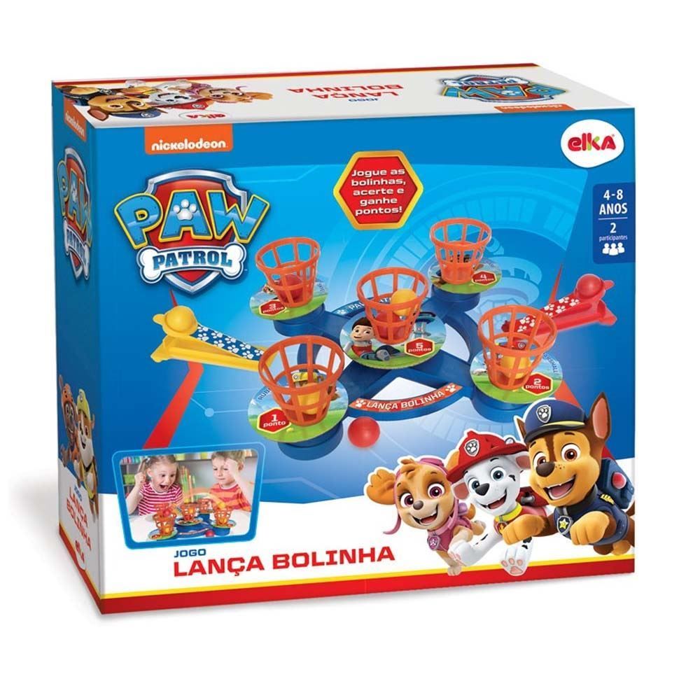 Jogo Lança Bolinha Patrulha Canina 1112 Elka - Colorido