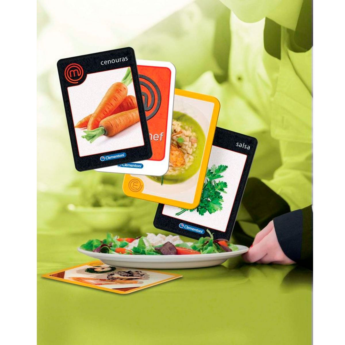 Jogo Masterchef com 100 Cartas de Receitas Estrela - DIVERSOS
