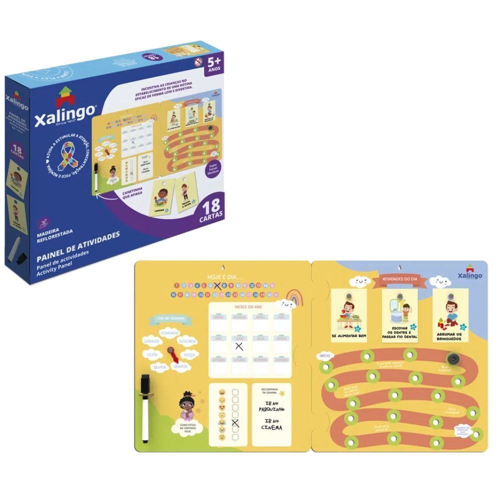 Jogo Painel De Atividades Ii Xalingo - 17676