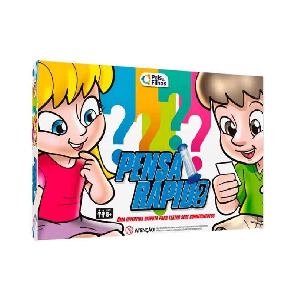 Jogo Pensa Rápido Pais E Filhos - 7301